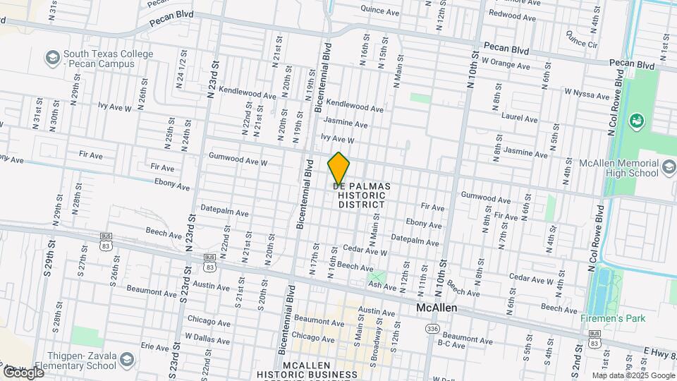 601 N 16th St, Unit 601 Map and Location Details