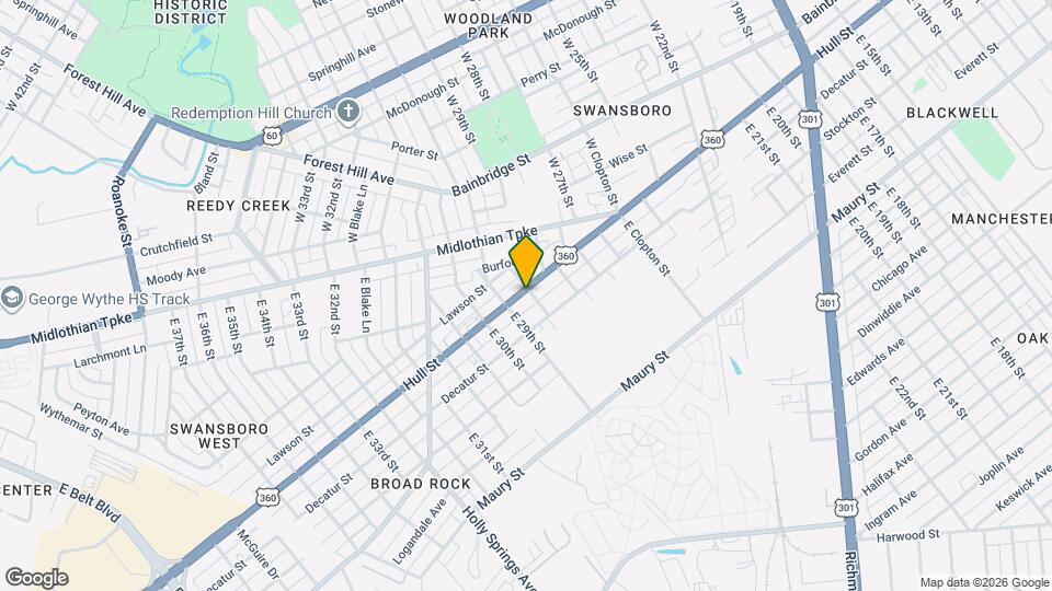 2850 Hull St Map and Location Details