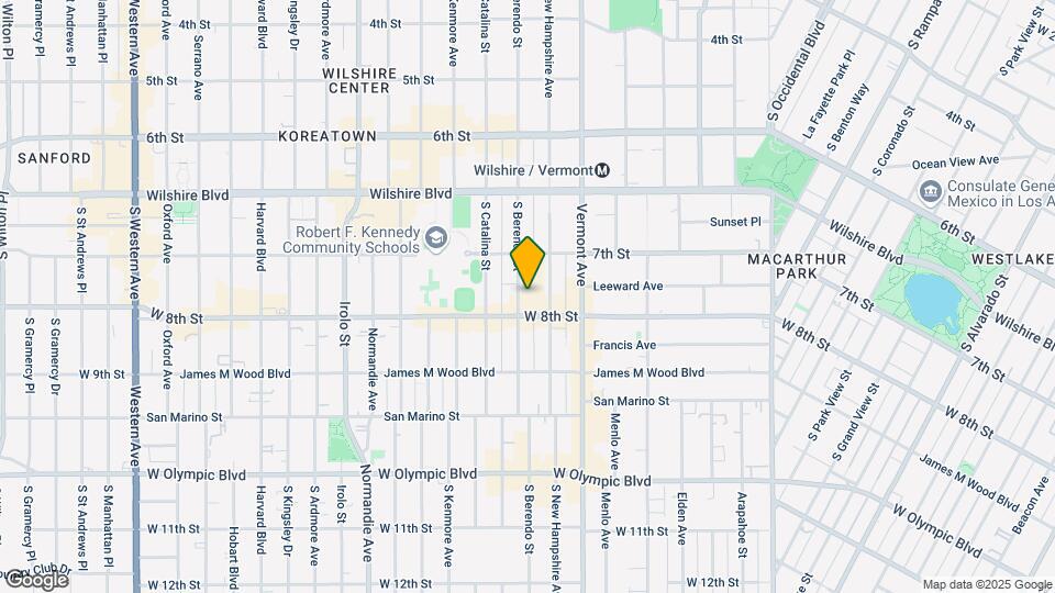 748 S Berendo St Mapa y Detalles de la Ubicación