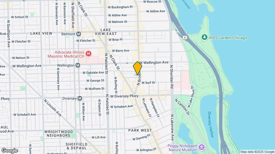 604 W Surf St, Unit 2904-03 Map and Location Details
