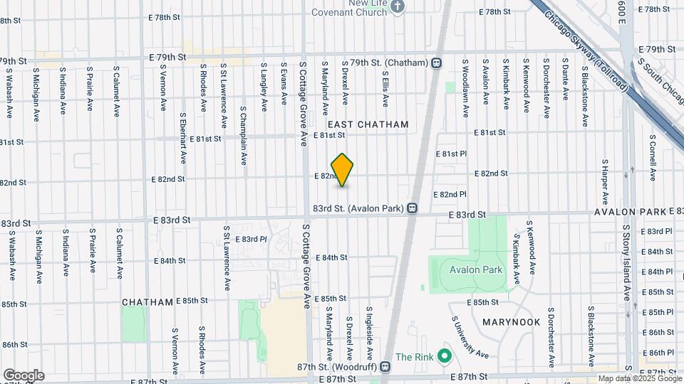 8224 S Drexel Ave Map and Location Details