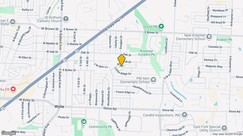 207 Tanglewood Dr Map and Location Details