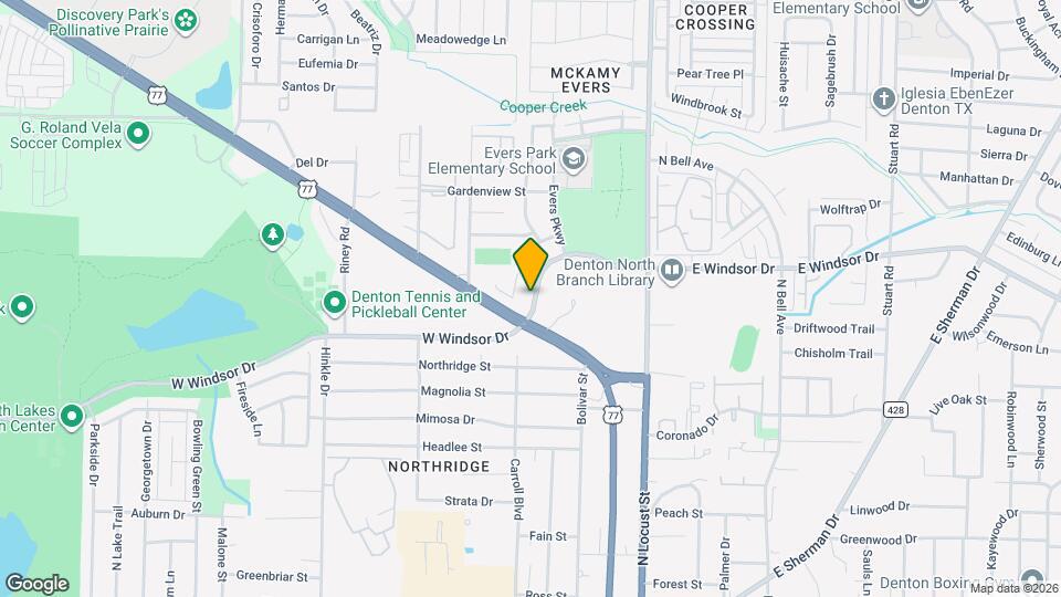 312 W Windsor Dr Mapa y Detalles de la Ubicación