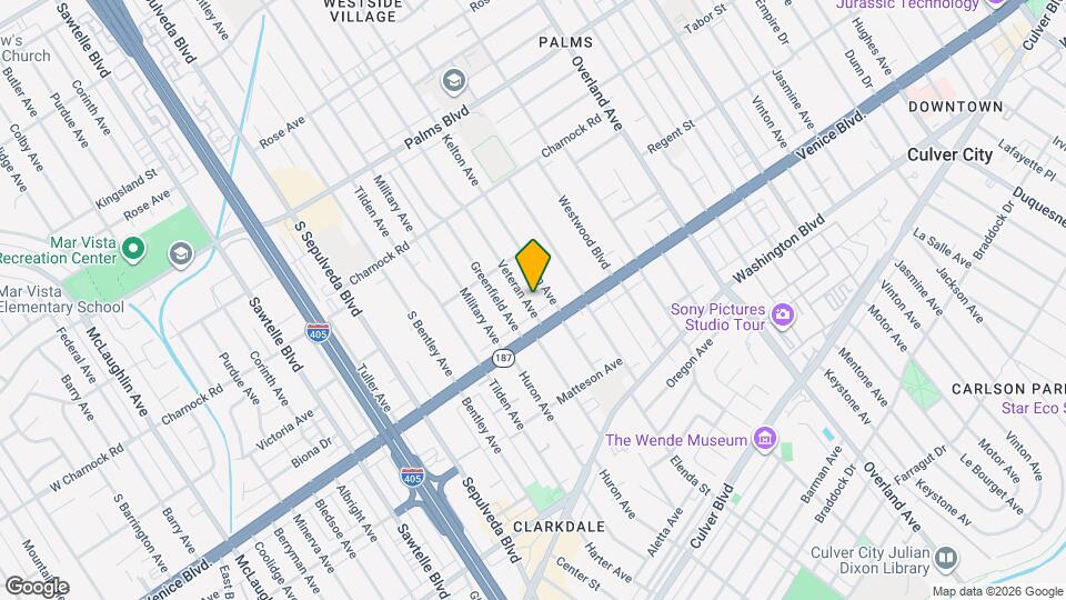 3748 Veteran Ave Mapa y Detalles de la Ubicación