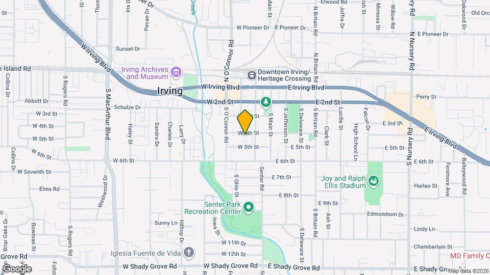 210 W 4th St Map and Location Details