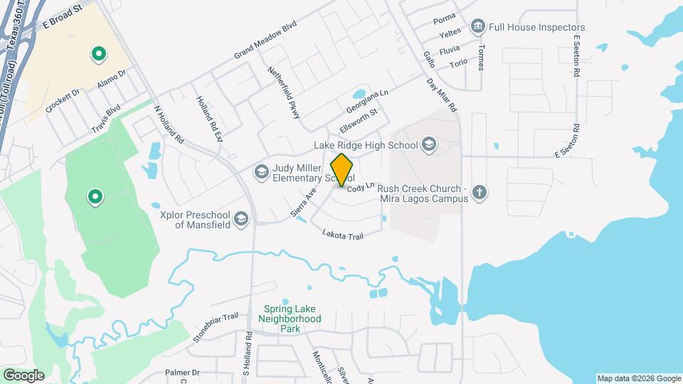 4802 Comstock Way Map and Location Details