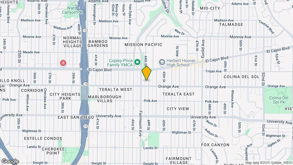4222 44th St Map and Location Details
