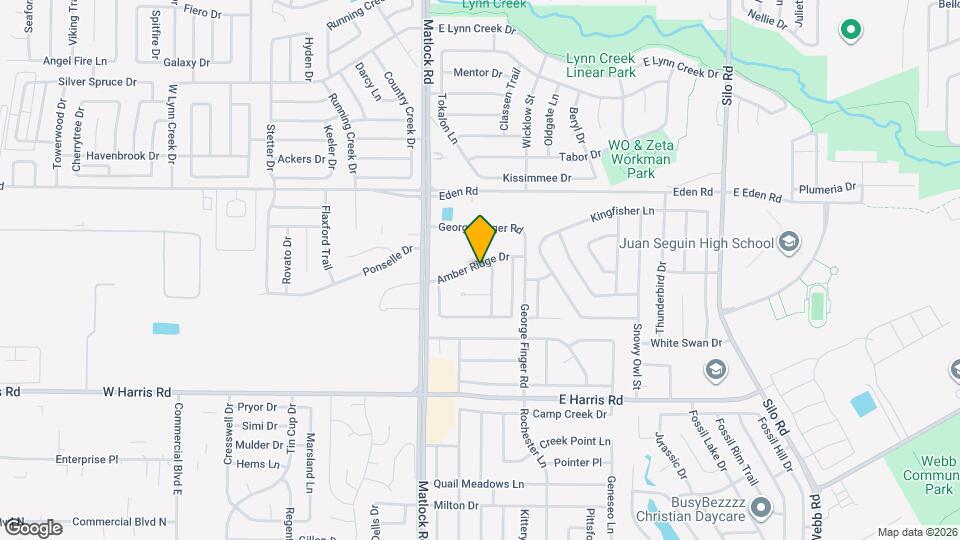 208 Amber Ridge Dr Mapa y Detalles de la Ubicación