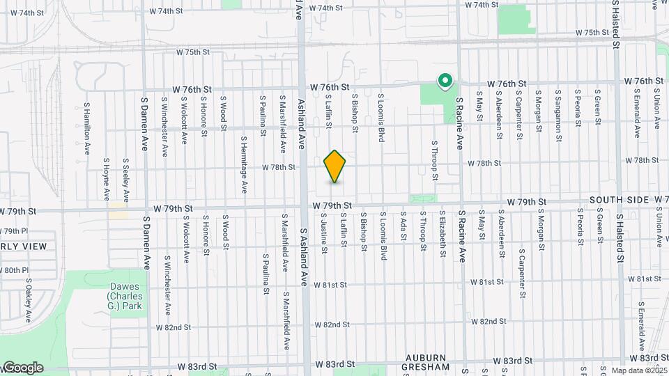 7835 S Laflin St Map and Location Details