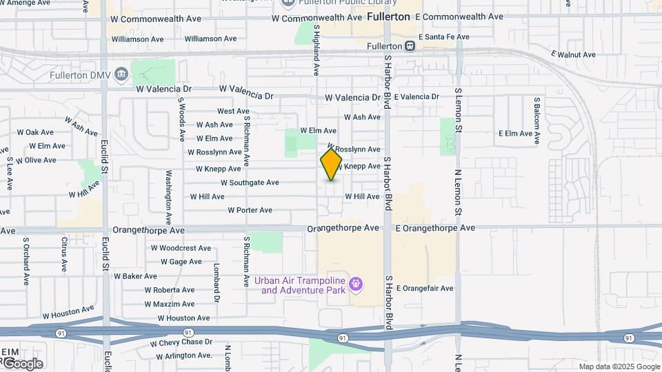 1007 S Tamarack Dr Mapa y Detalles de la Ubicación