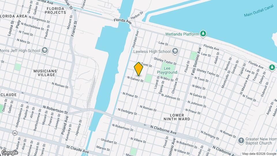 2106 Tennessee St Map and Location Details