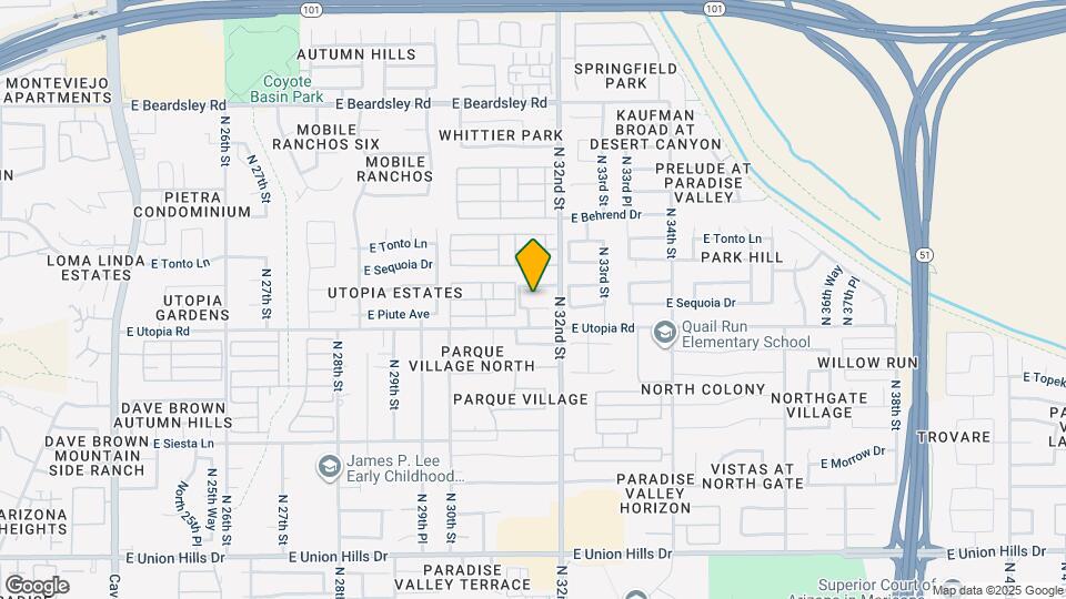 3124 E Piute Ave Map and Location Details