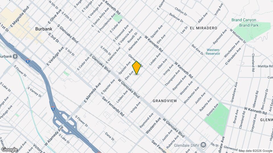 1145 Linden Ave Map and Location Details