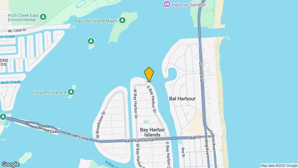 10281 E Bay Harbor Dr-Unit -D1 Map and Location Details
