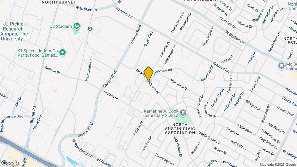 1805 Mearns Meadow Blvd, Unit B Map and Location Details