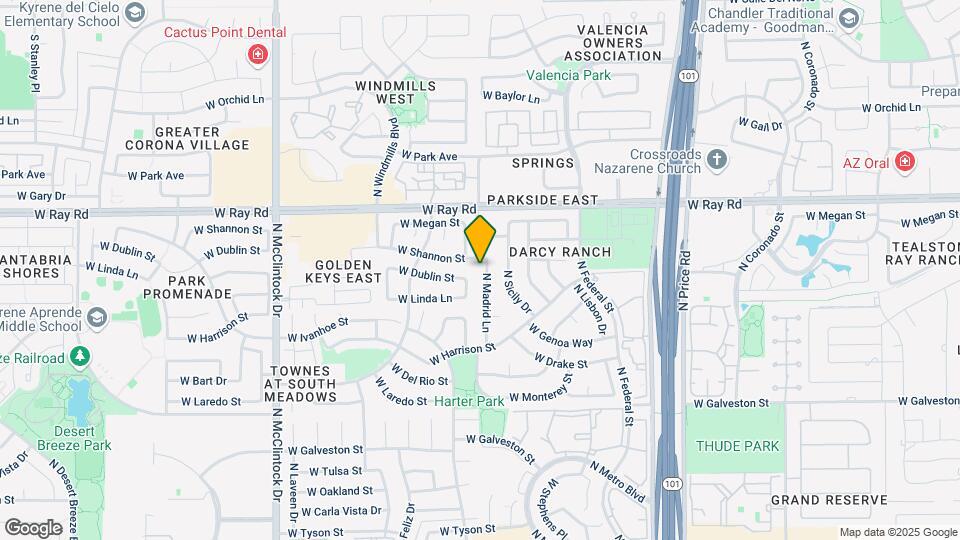 860 N Madrid Ln Map and Location Details