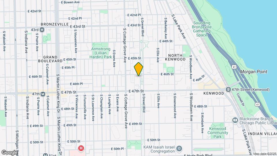 4610 S Drexel Blvd E Map and Location Details