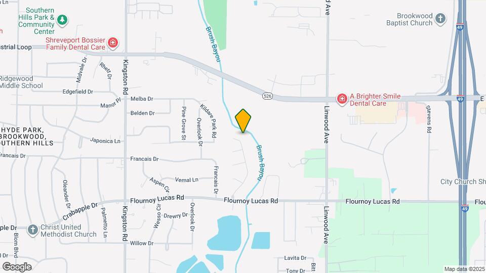 9317 Crooked Creek Dr Map and Location Details