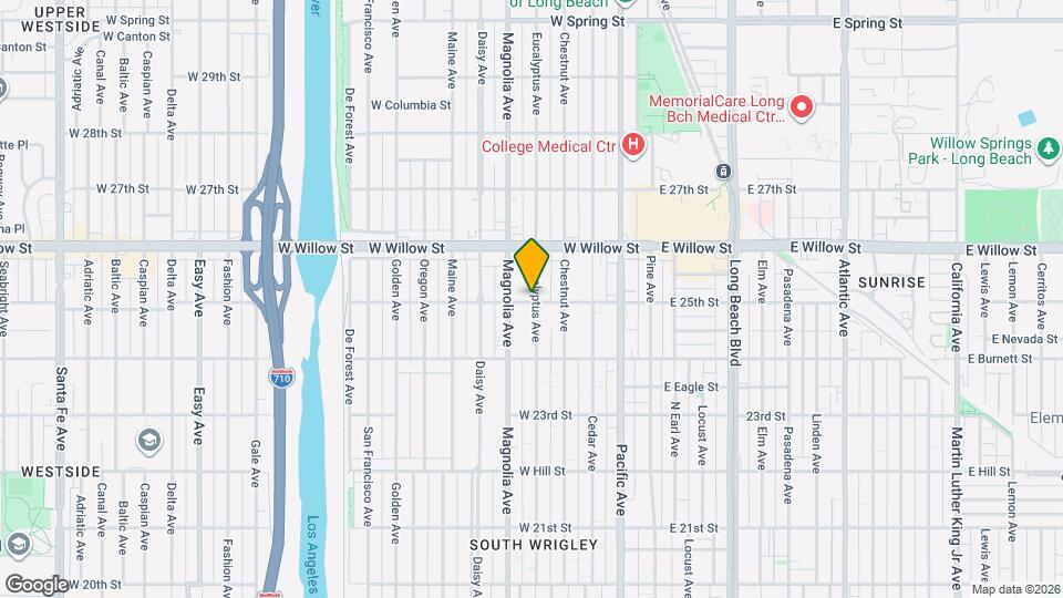 2501 Eucalyptus Ave Map and Location Details