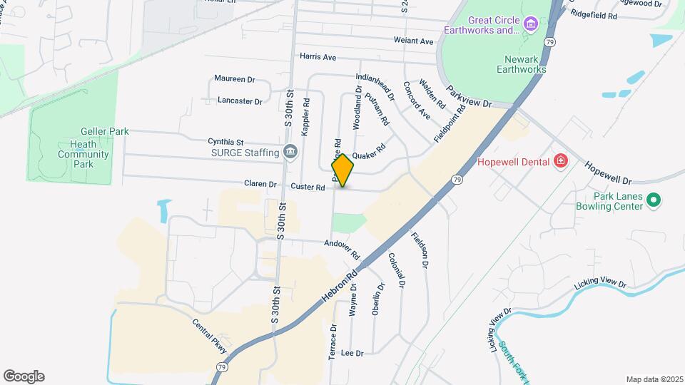 121 Custer Rd Map and Location Details