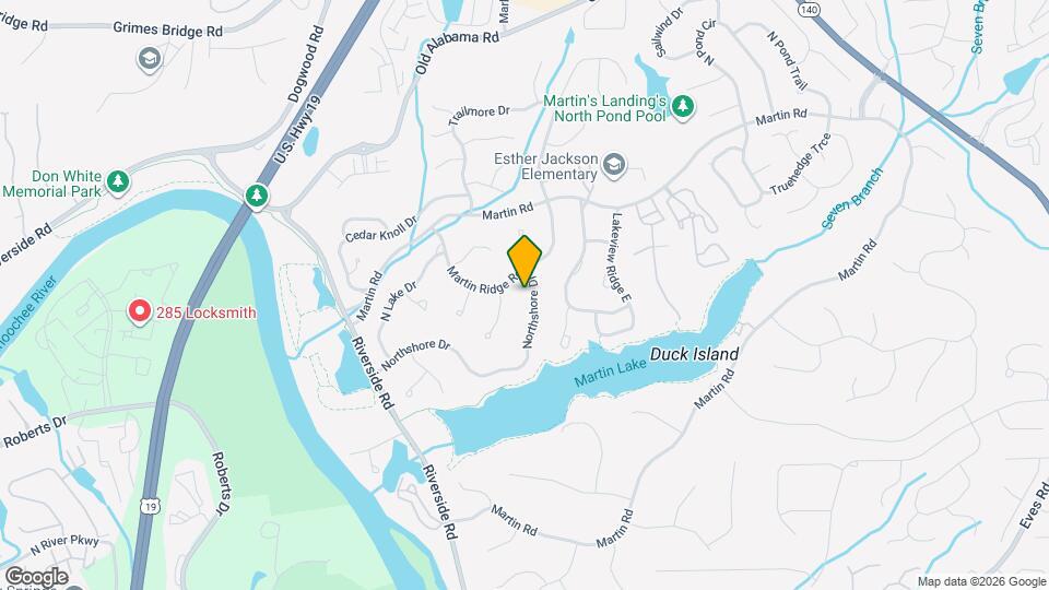 1300 Northshore Dr Map and Location Details