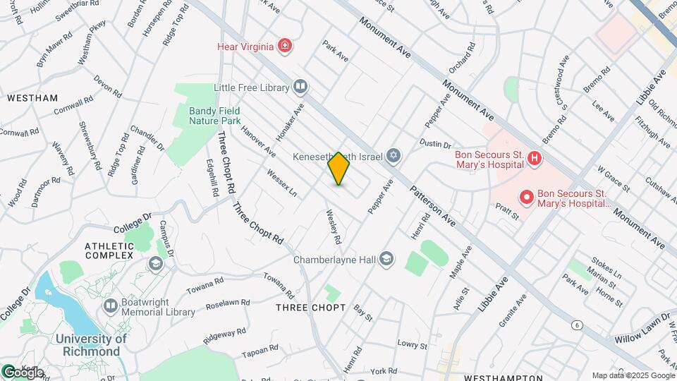 6405 Stuart Ave Map and Location Details