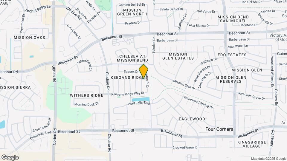 8411 Spotslyvania Ln Map and Location Details