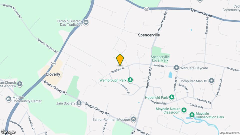 1312 Rainbow Dr Map and Location Details