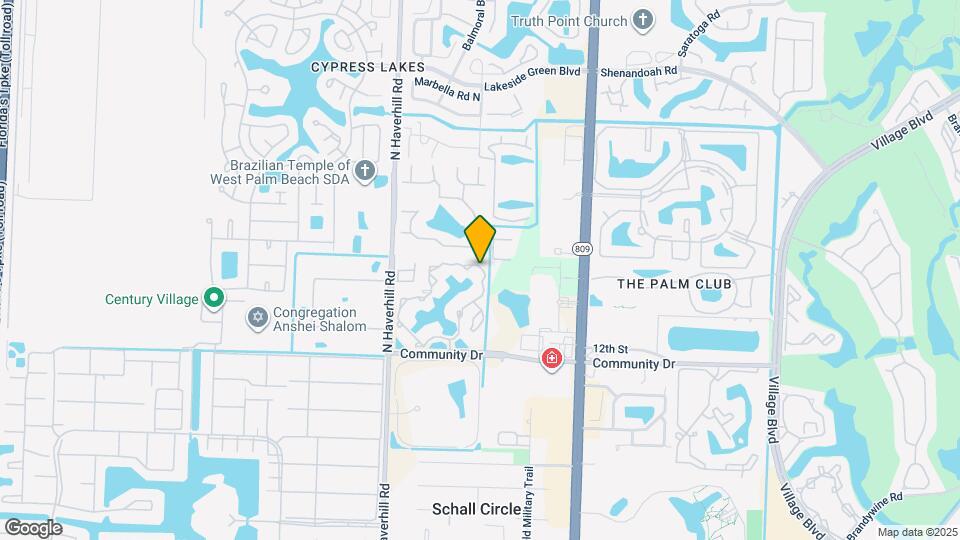 4799 Via Palm Lakes Map and Location Details