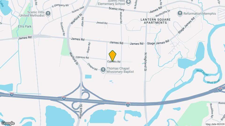 3389 Cypress Rd Map and Location Details