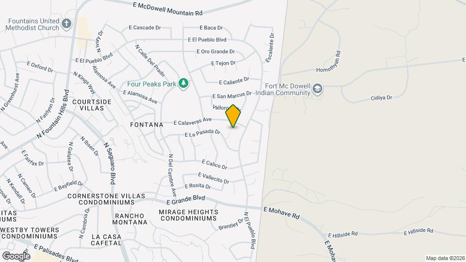 14428 N Lariat Ln Map and Location Details