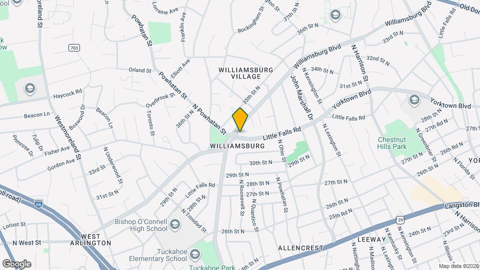 6244 Williamsburg Blvd Map and Location Details