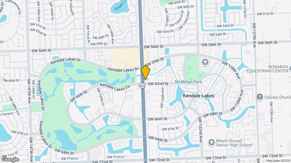 13679 SW 62nd St Map and Location Details