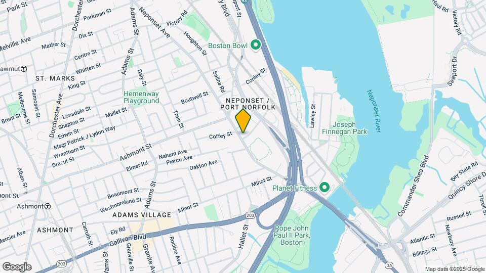 304 Neponset Ave Map and Location Details