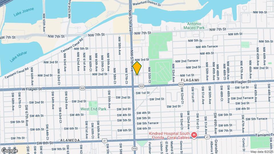 100 NW 56th Ct Map and Location Details