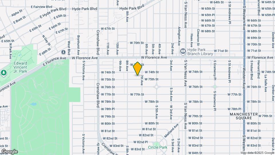 2919 W 75th St Map and Location Details