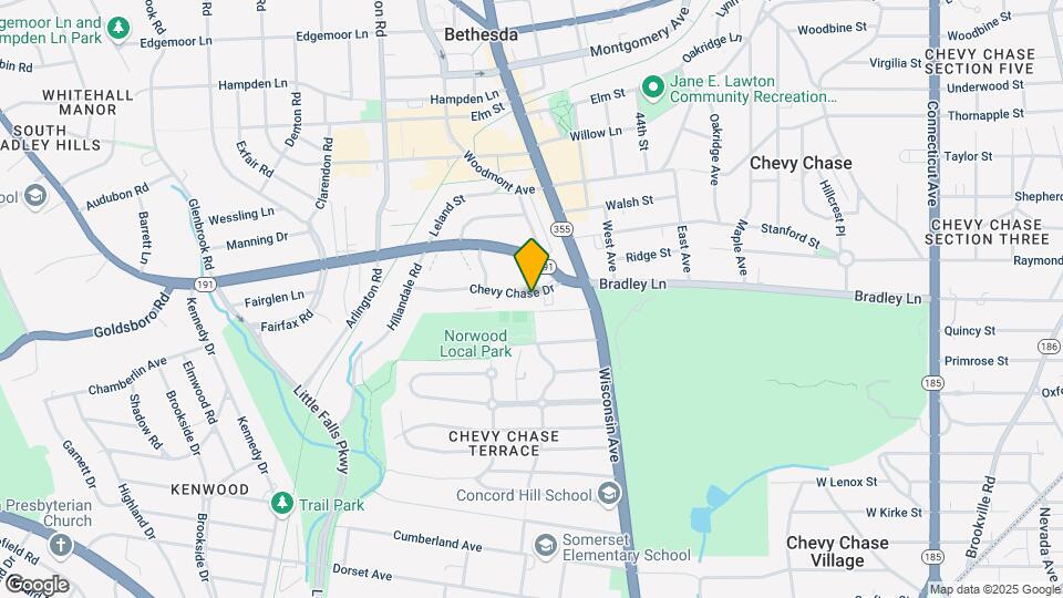 4720 Chevy Chase Dr Map and Location Details