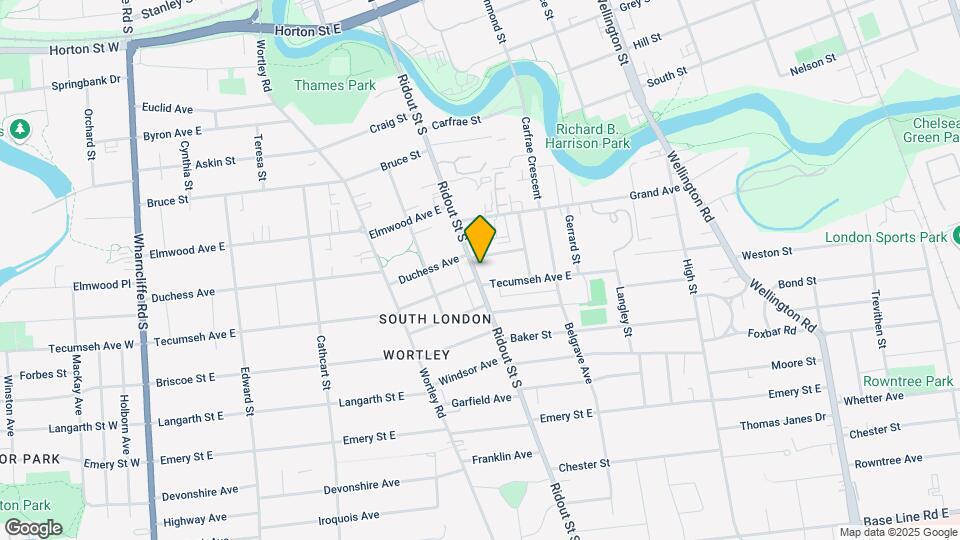 186 Ridout St S Map and Location Details