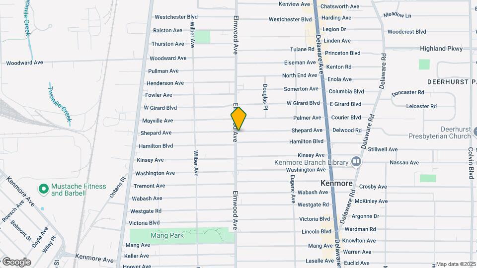 2629 Elmwood Ave Map and Location Details