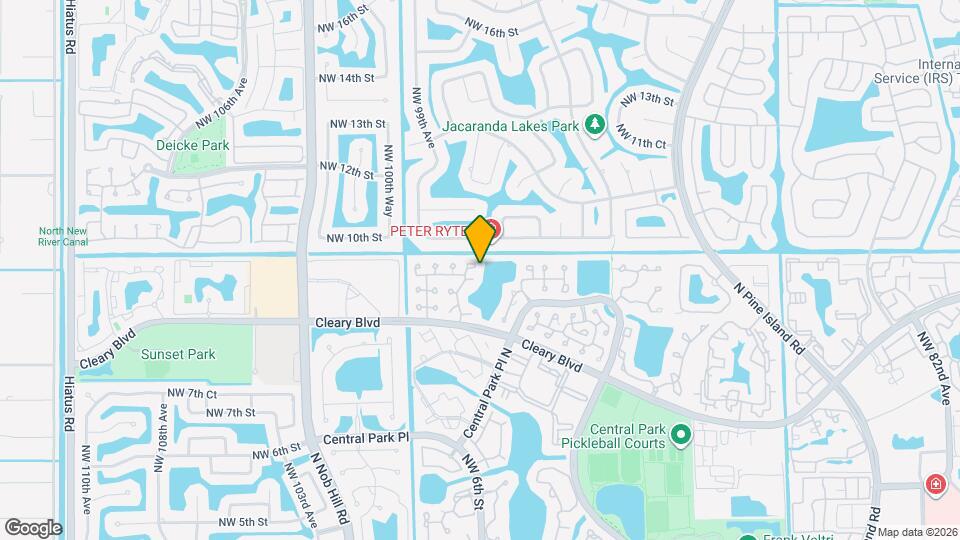 9812 NW 9th Ct Mapa y Detalles de la Ubicación