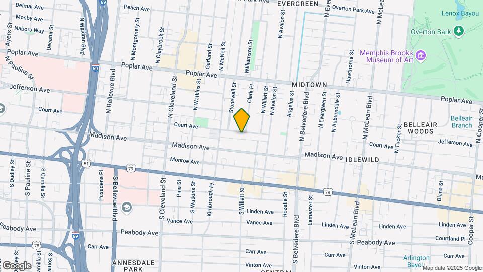 1531 Court Ave, Unit 2 Map and Location Details