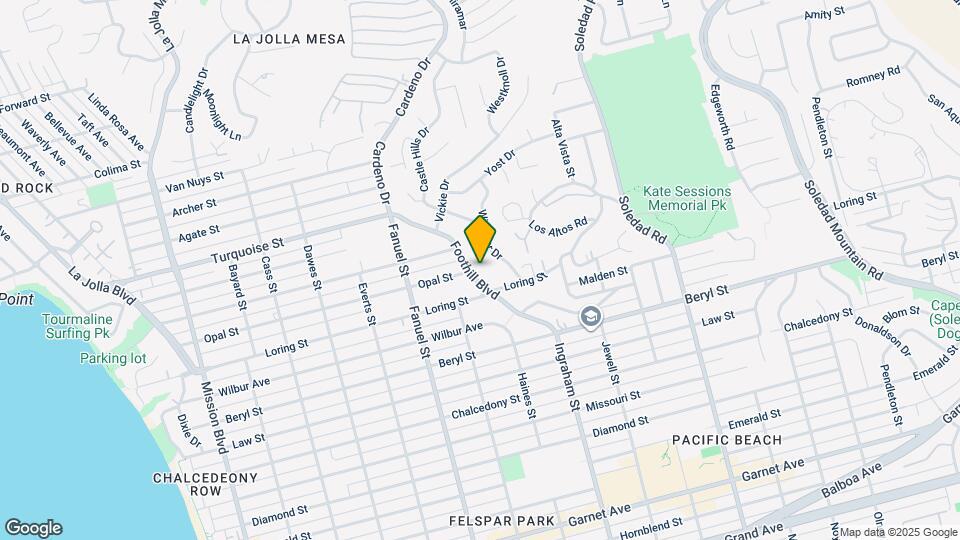5021 Foothill Blvd Map and Location Details