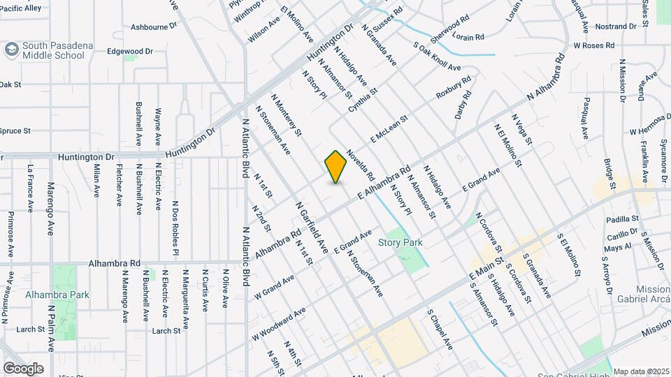 623 N Monterey St Mapa y Detalles de la Ubicación
