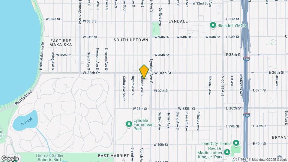 3625 Aldrich Ave S Map and Location Details