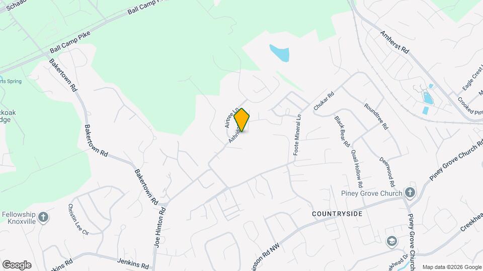 2824 Ashridge Rd Map and Location Details