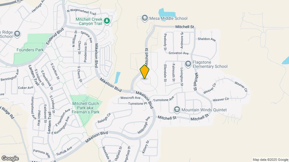 6431 Vista Cliff Loop Map and Location Details