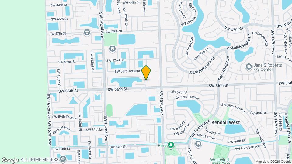 5521 SW 158th Ct Map and Location Details