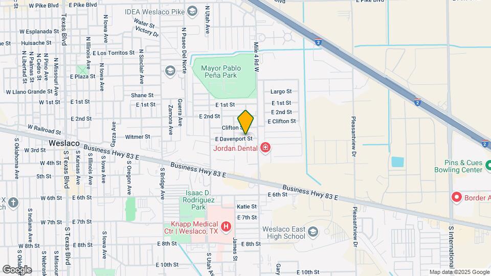 1804 Davenport St-Unit -1 Map and Location Details