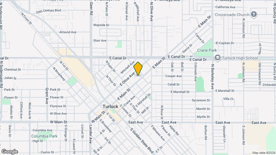 609 E Main St Map and Location Details