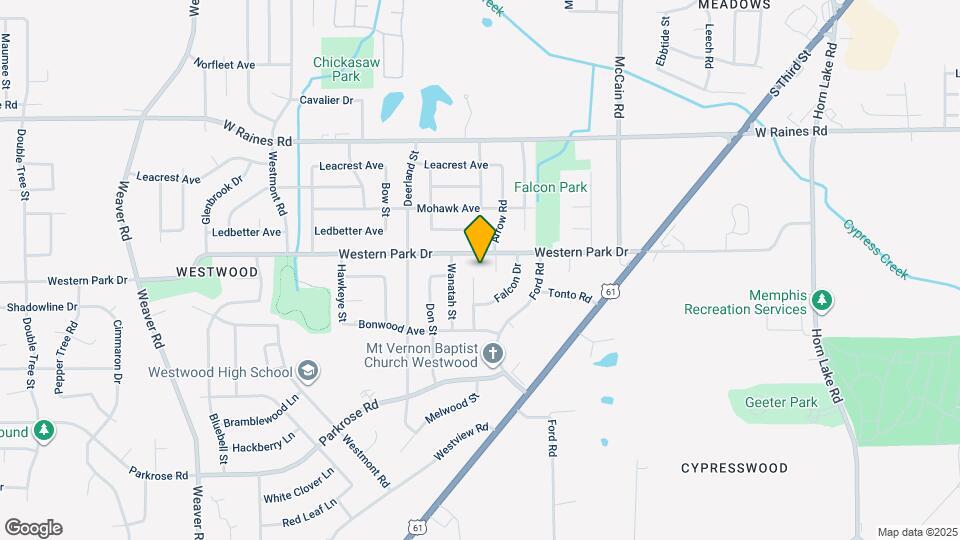 4334 Melwood St Map and Location Details